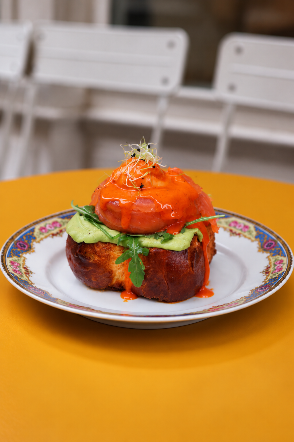 Brioche Toastée au Saumon