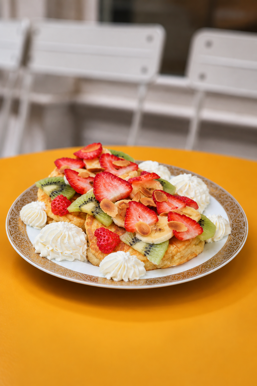 Pancakes aux Fruits Frais