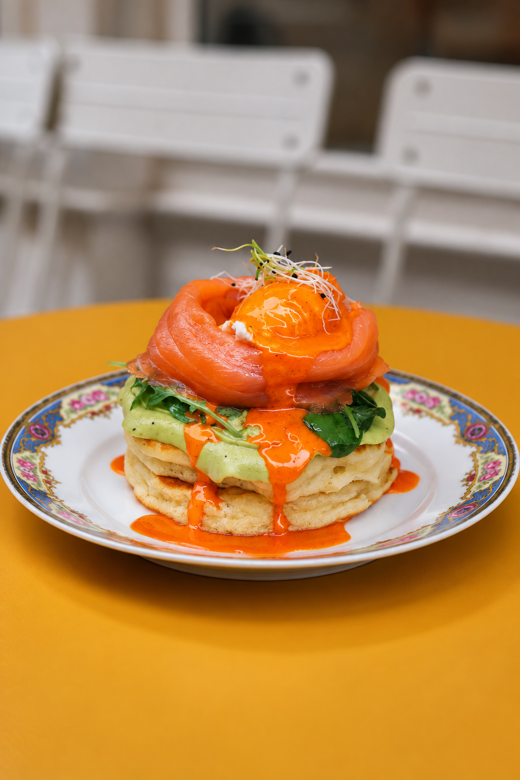 Pancakes Saumon
